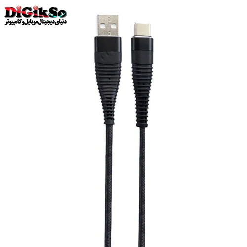 کابل فنری تایپ سی به USB تسکو مدل TC C180 به طول 1 متر