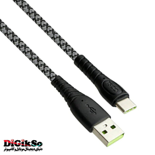 کابل کنفی تایپ سی به USB تسکو مدل TC C206 به طول 1 متر
