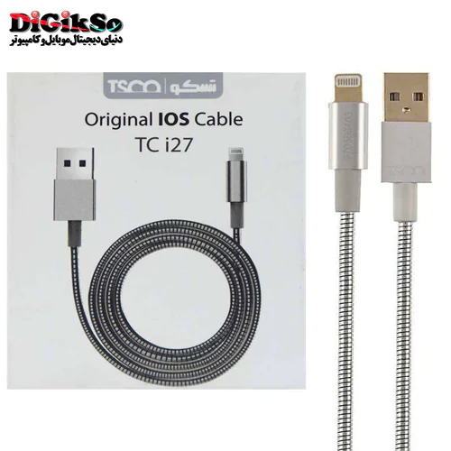 کابل شارژ لایتنینگ اورجینال تسکو مدل TSCO TC i27 به طول 1 متر