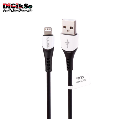 کابل شارژ Lightning به USB تسکو مدل TC i450 به طول 1 متر