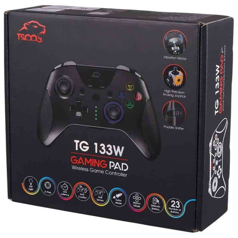 دسته بازی بی سیم تسکو مدل TG 133W