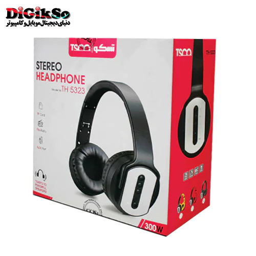 هدفون بی سیم و اسپیکر بلوتوثی تسکو مدل TSCO TH 5323