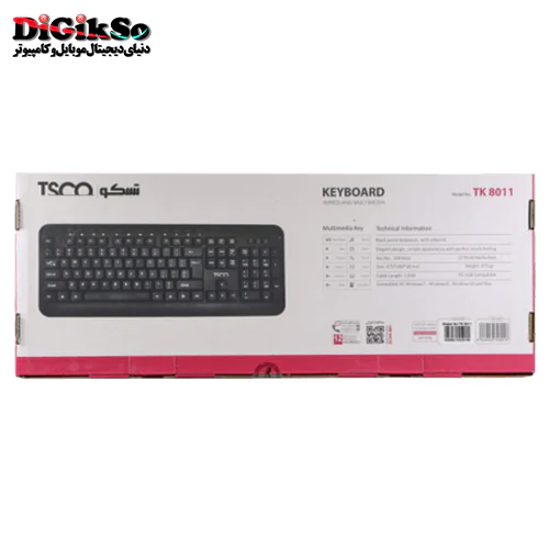کیبورد تسکو مدل TSCO TK 8011