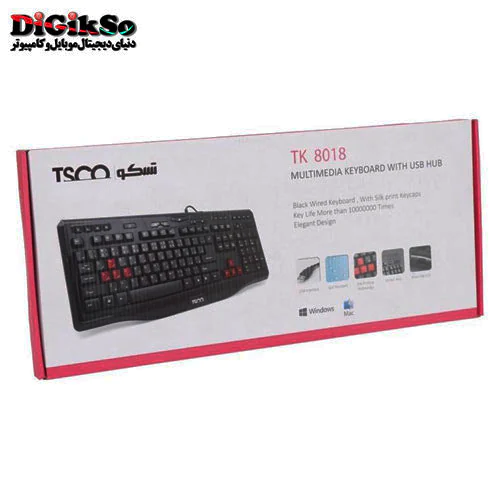 کیبورد گیمینگ تسکو مدل TSCO TK 8018