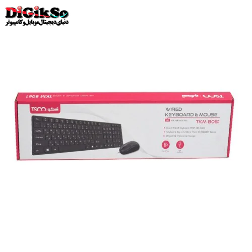 کیبورد و ماوس تسکو مدل TSCO TKM 8061