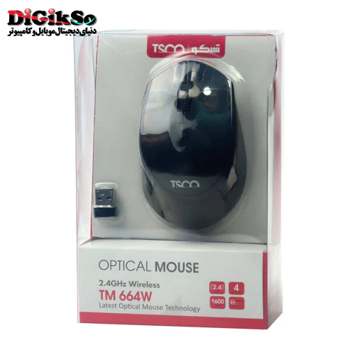 ماوس بی سیم تسکو مدل TM 664W