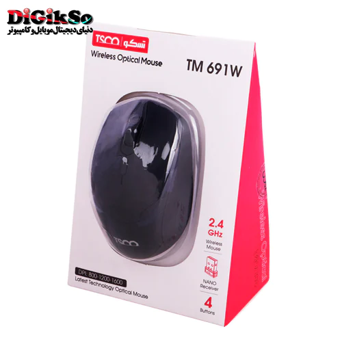 ماوس بی سیم تسکو مدل TM 691W