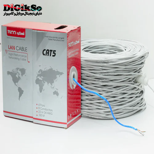 کابل شبکه Cat5 تسکو مدل TSCO TNC 1010 UTP متراژ دلخواه