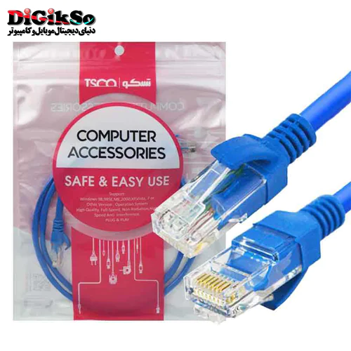 کابل شبکه Cat5 تسکو مدل TSCO TNC 550 UTP به طول 5 متر