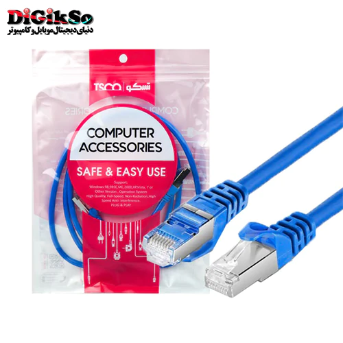 کابل شبکه Cat6 تسکو مدل TSCO TNC 610 FTP به طول 1 متر
