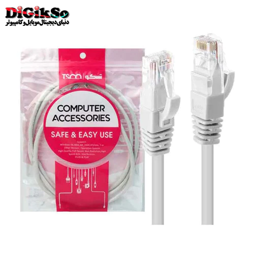 کابل شبکه Cat6 تسکو مدل TSCO TNC 620 UTP به طول 2 متر