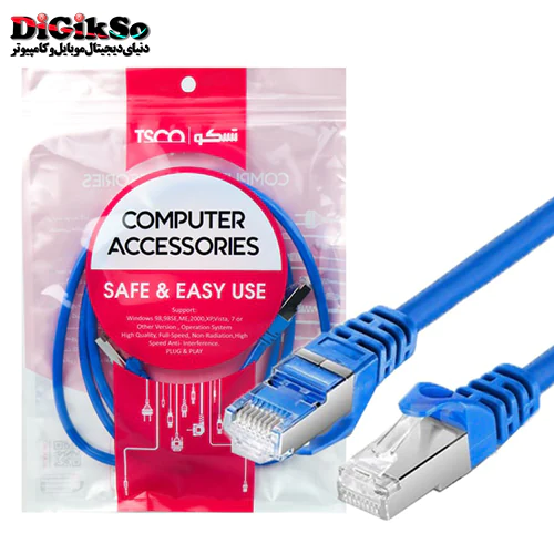 کابل شبکه Cat6 تسکو مدل TSCO TNC 630 FTP به طول 3 متر