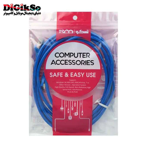 کابل شبکه Cat6 تسکو مدل TSCO TNC 630 UTP به طول 3 متر