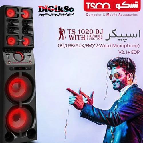 اسپیکر بلوتوثی تسکو TS 1020 DJ