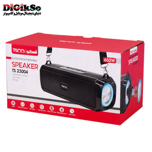 اسپیکر بلوتوثی قابل حمل تسکو TS 23004