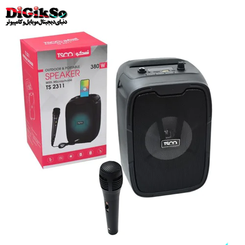 اسپیکر بلوتوثی قابل حمل تسکو مدل TSCO TS 2311 همراه با میکروفون