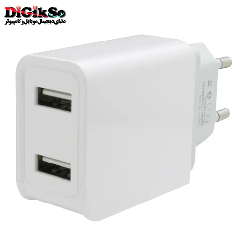 شارژر دیواری دو پورت تسکو مدل TTC 55 با کابل Micro USB