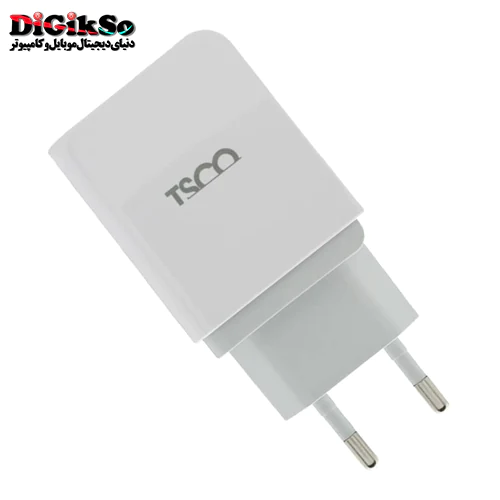 شارژر دیواری دو پورت تسکو مدل TTC 55 با کابل Micro USB