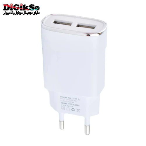 شارژر دیواری تسکو مدل TTC 57 با کابل micro-USB