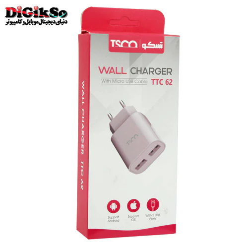 شارژر دیواری تسکو مدل TTC 62