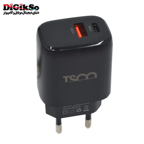 شارژر دیواری تسکو مدل TTC 65 با کابل Type-C