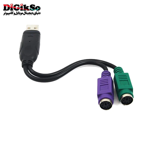 مبدل USB به PS2 یونیتک مدل Y-155