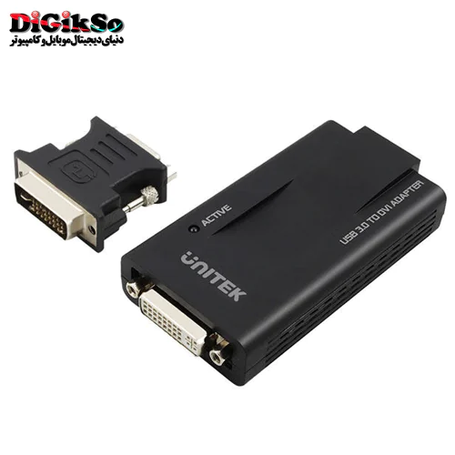 مبدل USB به DVI و VGA یونیتک مدل Y-3801