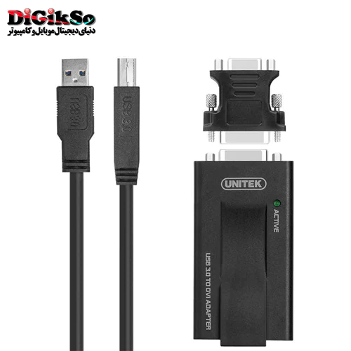 مبدل USB به DVI و VGA یونیتک مدل Y-3801