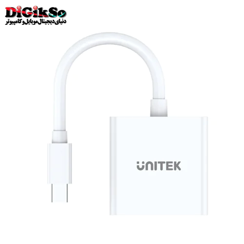 مبدل Mini Display Port به DVI یونیتک مدل Y-6326WH