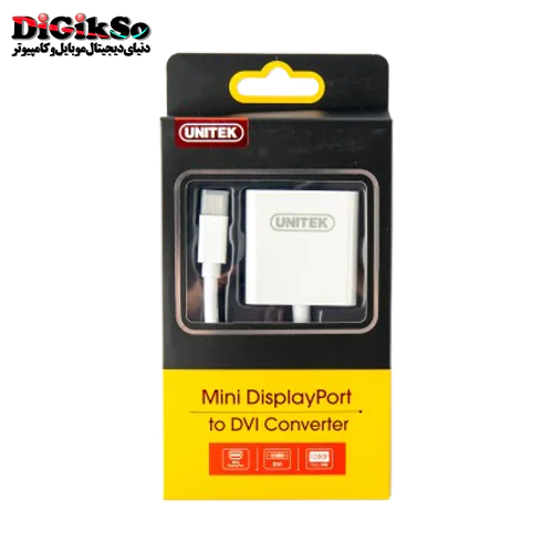 مبدل Mini Display Port به DVI یونیتک مدل Y-6326WH