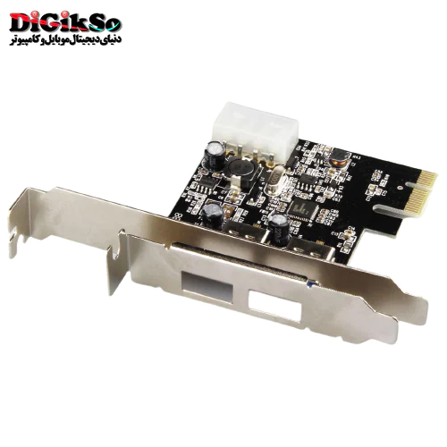 کارت PCI-E دو پورت هاب USB 3.0 یونیتک مدل Y-7301