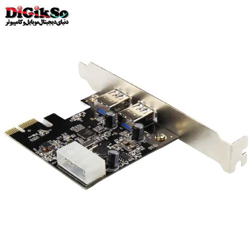 کارت PCI-E دو پورت هاب USB 3.0 یونیتک مدل Y-7301