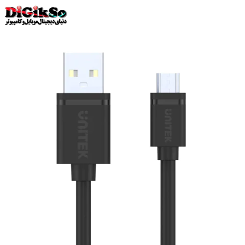 کابل شارژ micro USB یونیتک مدل Y-C435GBK به طول 3 متر