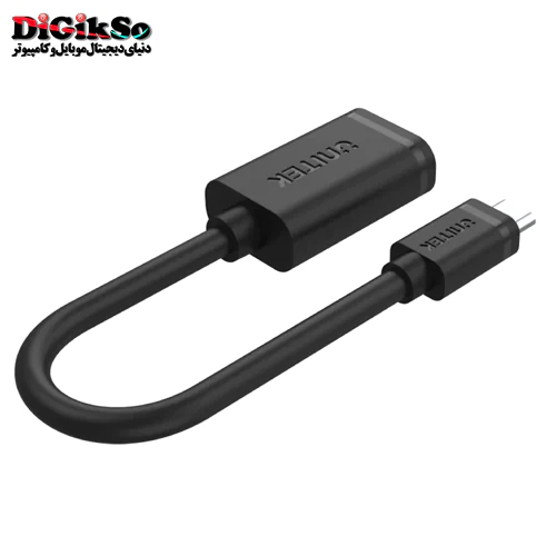 کابل تبدیل microUSB به USB-A OTG یونیتک مدل Y-C438GBK