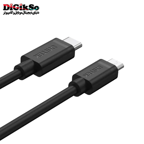 کابل تبدیل Type-C به Micro-USB یونیتک مدل Y-C473BK به طول 1 متر