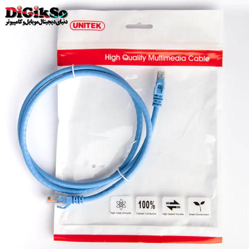 کابل شبکه Cat6 یونیتک مدل Y-C811ABL UTP به طول 3 متر