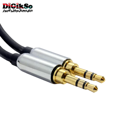 کابل AUX فنری یونیتک مدل Y-C926ABK به طول 1 متر