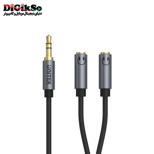 تبدیل 1 به 2 جک 3.5 میلی متری یونیتک مدل Y-C956ABK