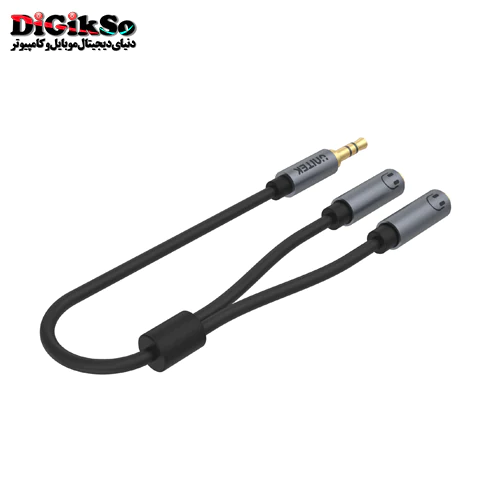 تبدیل 1 به 2 جک 3.5 میلی متری یونیتک مدل Y-C956ABK