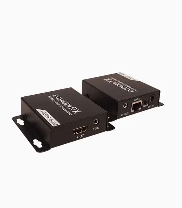 اکستندر HDMI کی نت مدل K-EXHD0060 تا ۶۰ متر با کابل شبکه