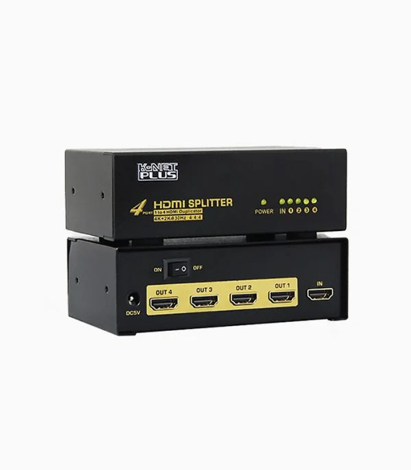 اسپلیتر ۴ پورت HDMI کی نت پلاس مدل KP-SPHD1404