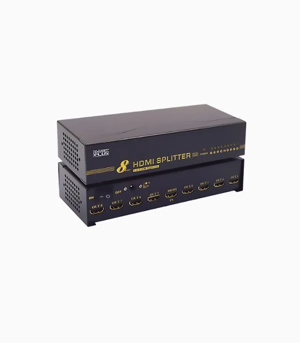 اسپلیتر HDMI V1.4 کی نت پلاس ۸ پورت مدل KP-SPHD1408