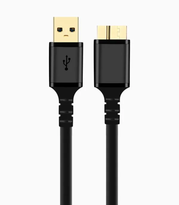 کابل Micro-B USB 3.0 کی نت پلاس ۱٫۵ متری مدل KP-CUAMHDD15